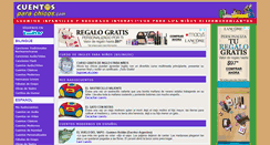 Desktop Screenshot of cuentosparachicos.com